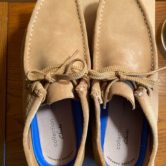 Clarks Shacre II Run - Dark Sand Suede - Size 10 - Picture 3 of 4